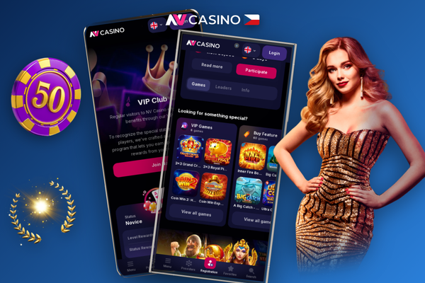 Spokojený hráč používá NV Casino mobilní aplikaci pohodlně z domova