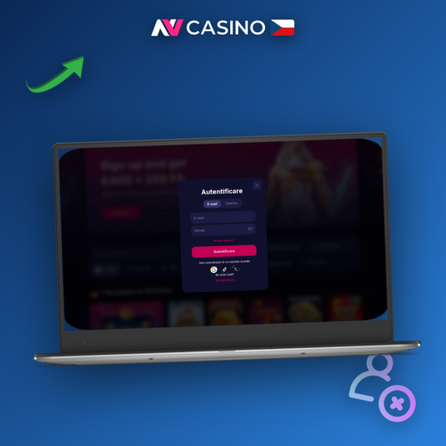 Registrační formulář NV Casino s ikonami přihlášení – začněte hrát za pár minut